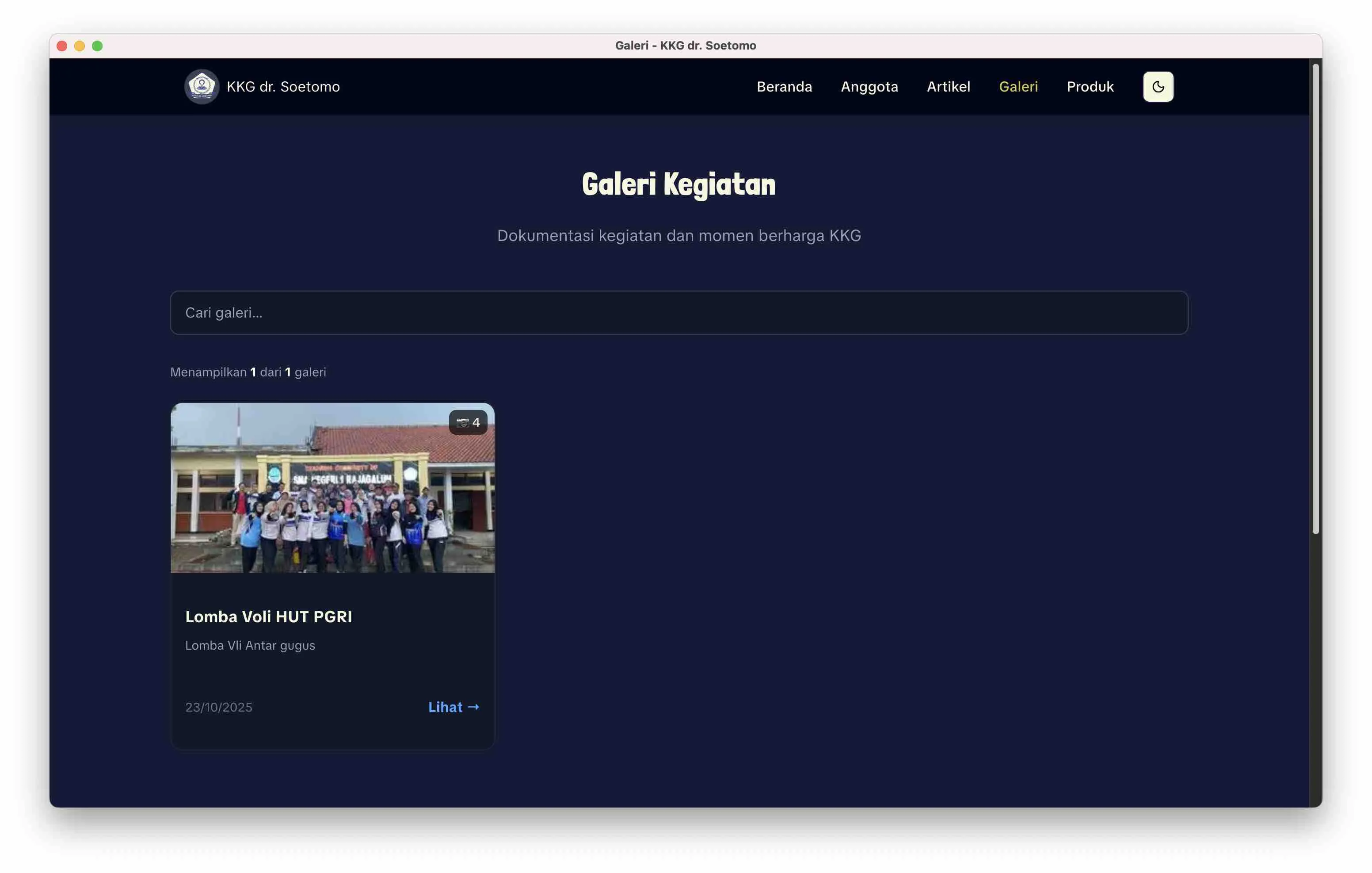 Website KKG dr. Soetomo