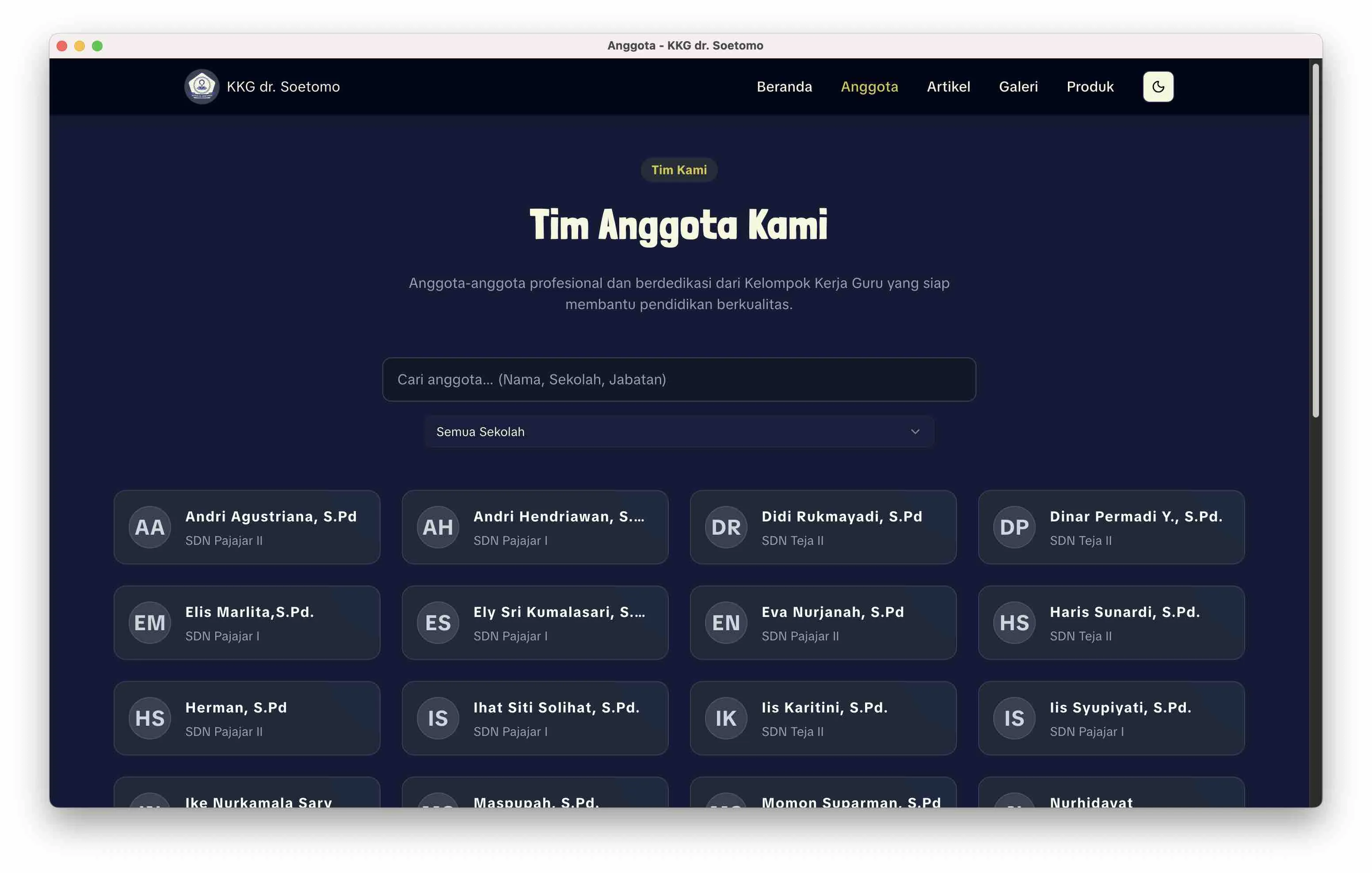 Website KKG dr. Soetomo