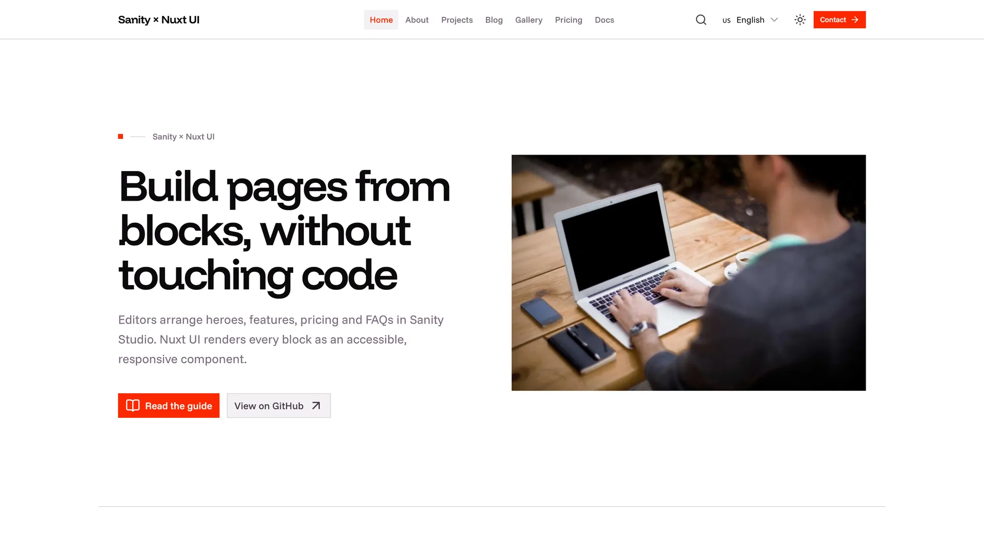Sanity × Nuxt UI: A Block-Based Website Builder